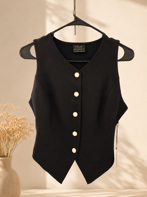 Blusa Noir Elegance