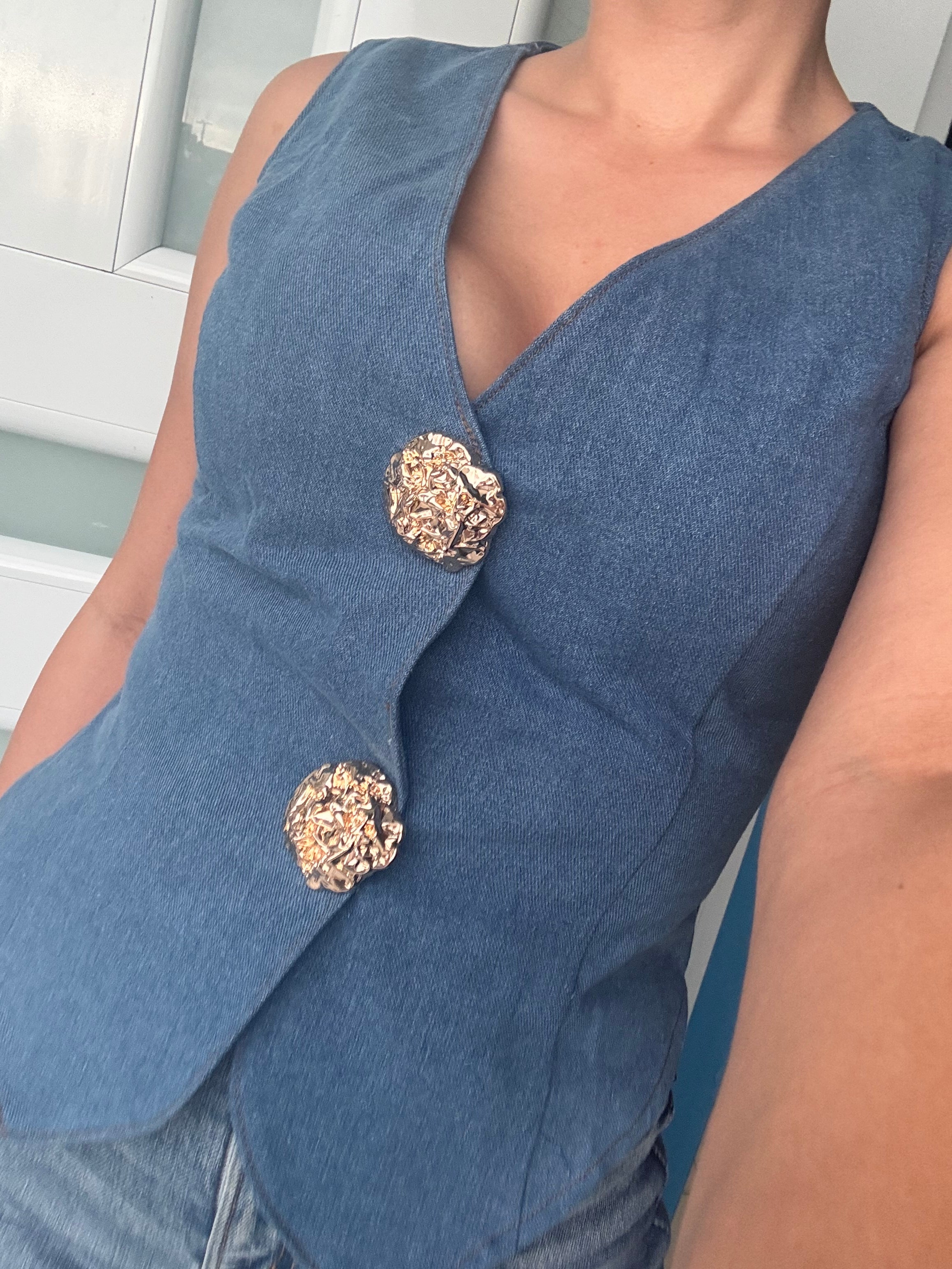 Best seller 🔥                              Top Denim Élise